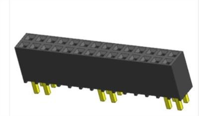 Tipe Lurus Header Wanita 2.54 mm