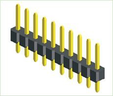 2.54mm Pin Header Tipe Lurus Baris Tunggal