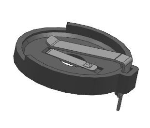 CR2450 Lithium Coin Cell Holder DIP/THM